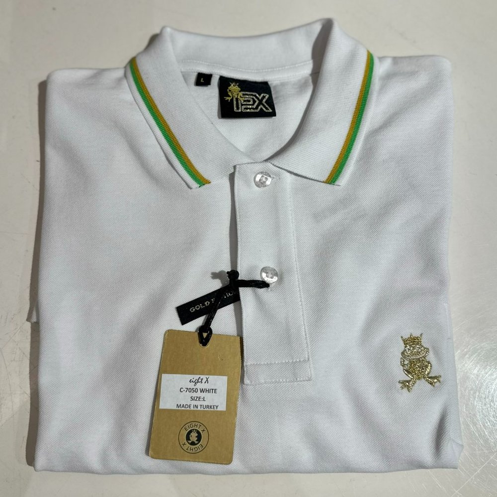 Eight X- White Polo "Gold Edition"